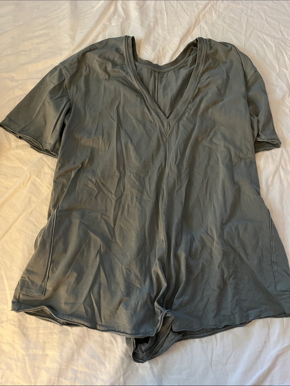 Free People Movement Romper Size S in Slate Grey/Blue